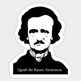 Poe Quote Sticker